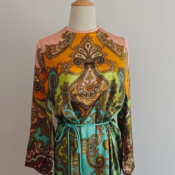 Alemais Multi Clemenza Silk Midi Dress - Picture 4 of 11